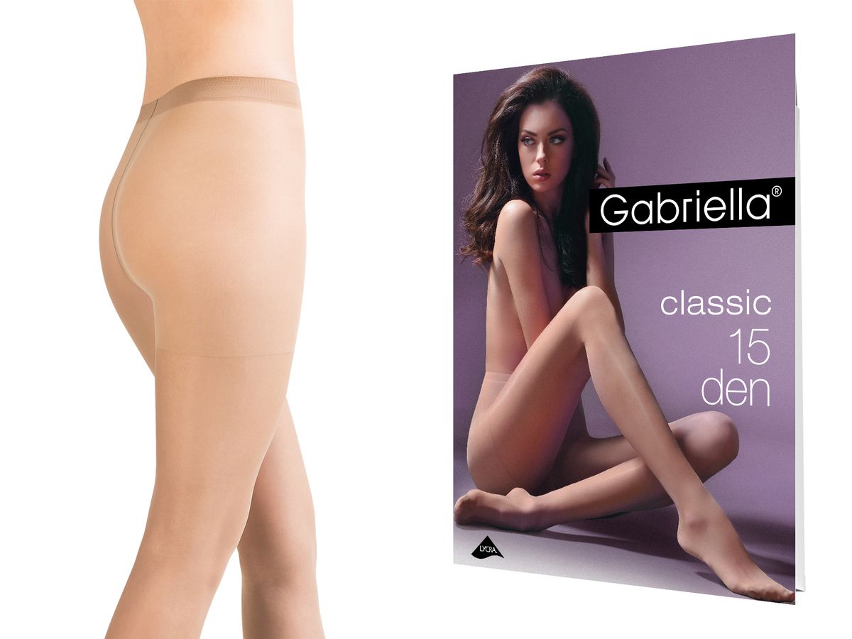 

Rajstopy Gabriella Classic 15 den Nocciola 4