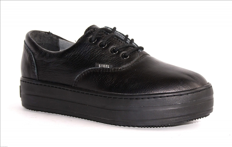 

Tenisówki Trampki Slip-on Skórzane Na Platformie