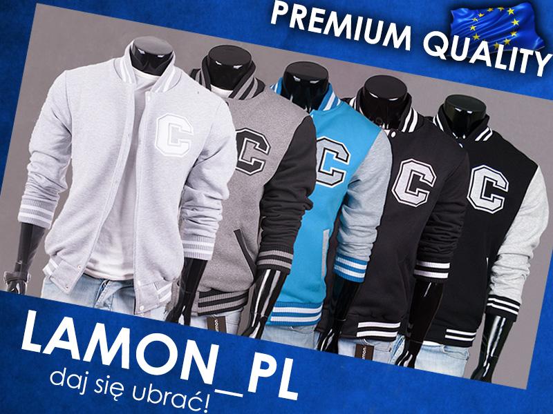 

Bejsbolówka kurtka bluza męska ze stójką C.Lamon L