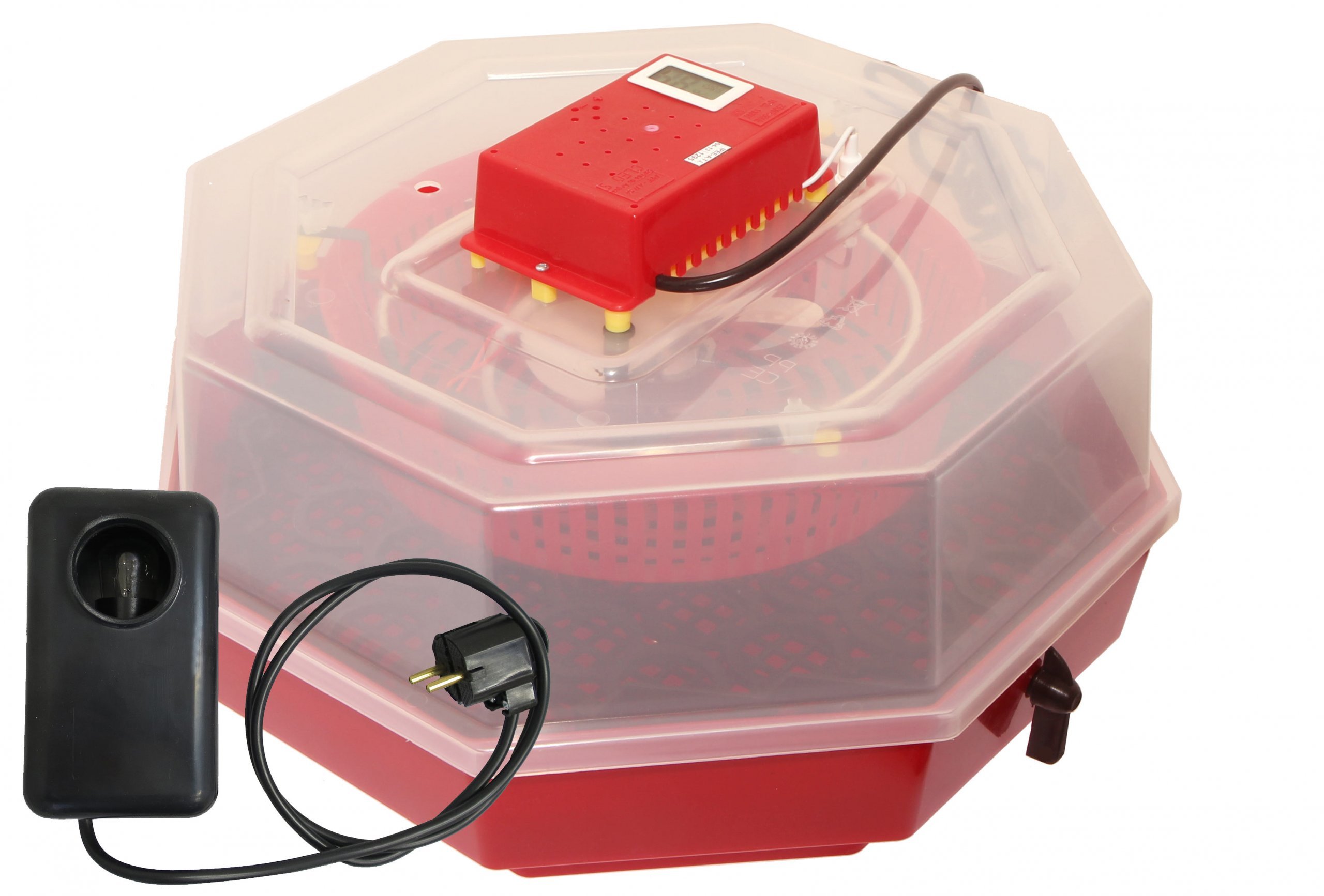 Inkubator klujnik na 60 jaj Lcd+higro Owoskop!