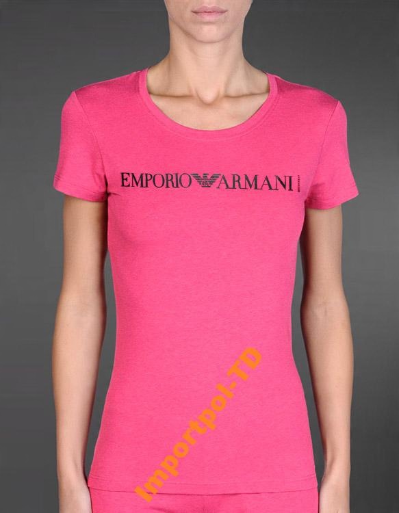 

Emporio Armani T-Shirt damski koszulka roz: XL