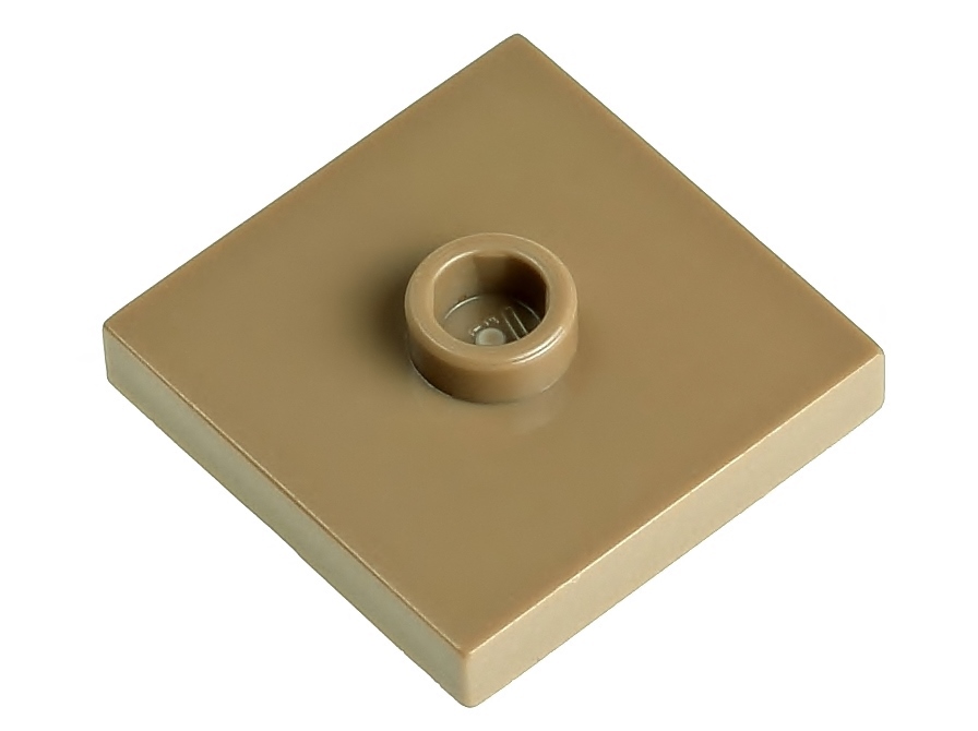 

Lego Płytka z wypustką 2x2 87580 dark tan 2 szt.