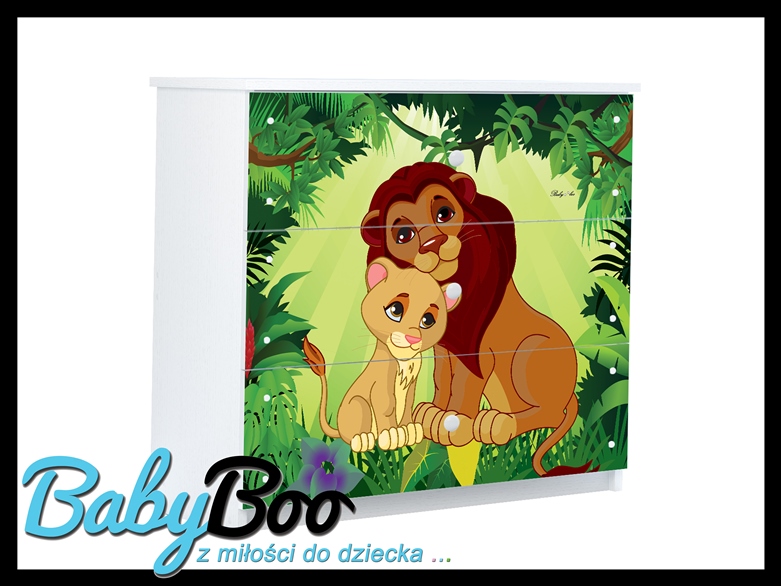 KOMODA DZIECIĘCA dla dzieci MEBLE Baby Boo WZORY! Marka inna