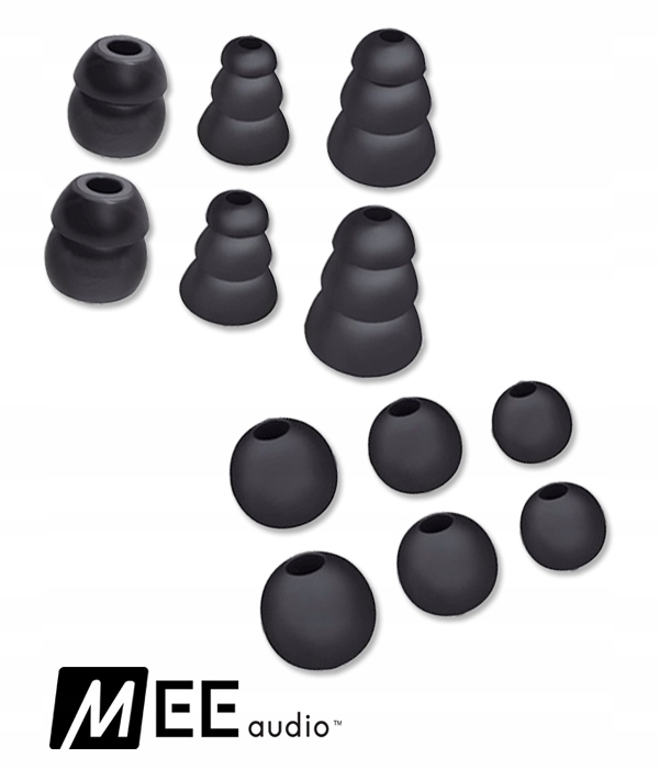 WKŁADKI DO SŁUCHAWEK GUMKI MEE AUDIO ZESTAW 6 PAR Marka Inna