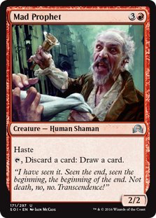 Mtg 4x Mad Prophet (Uncommon)