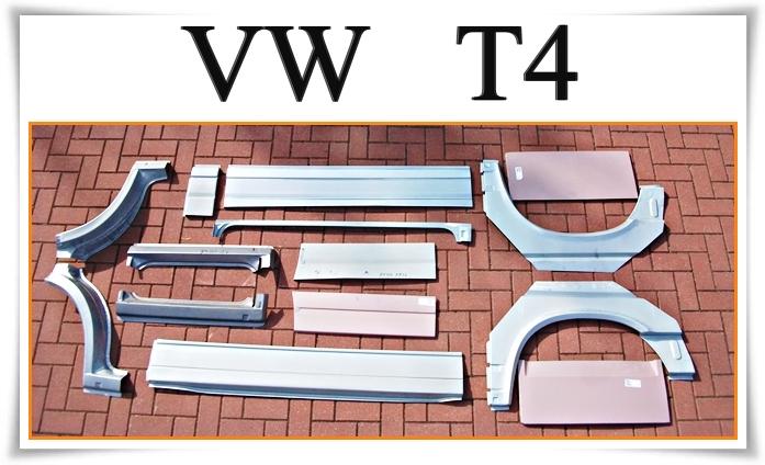 ZESTAW PRÓG PROGI POSZYCIE VW TRANSPORTER T4 90-03 Producent części Potrykus