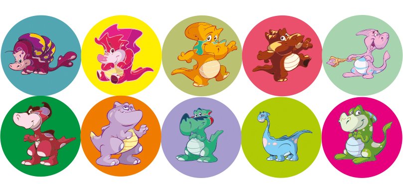 

Magnesy na lodówkę dinozaury- Magnes Dinozaury