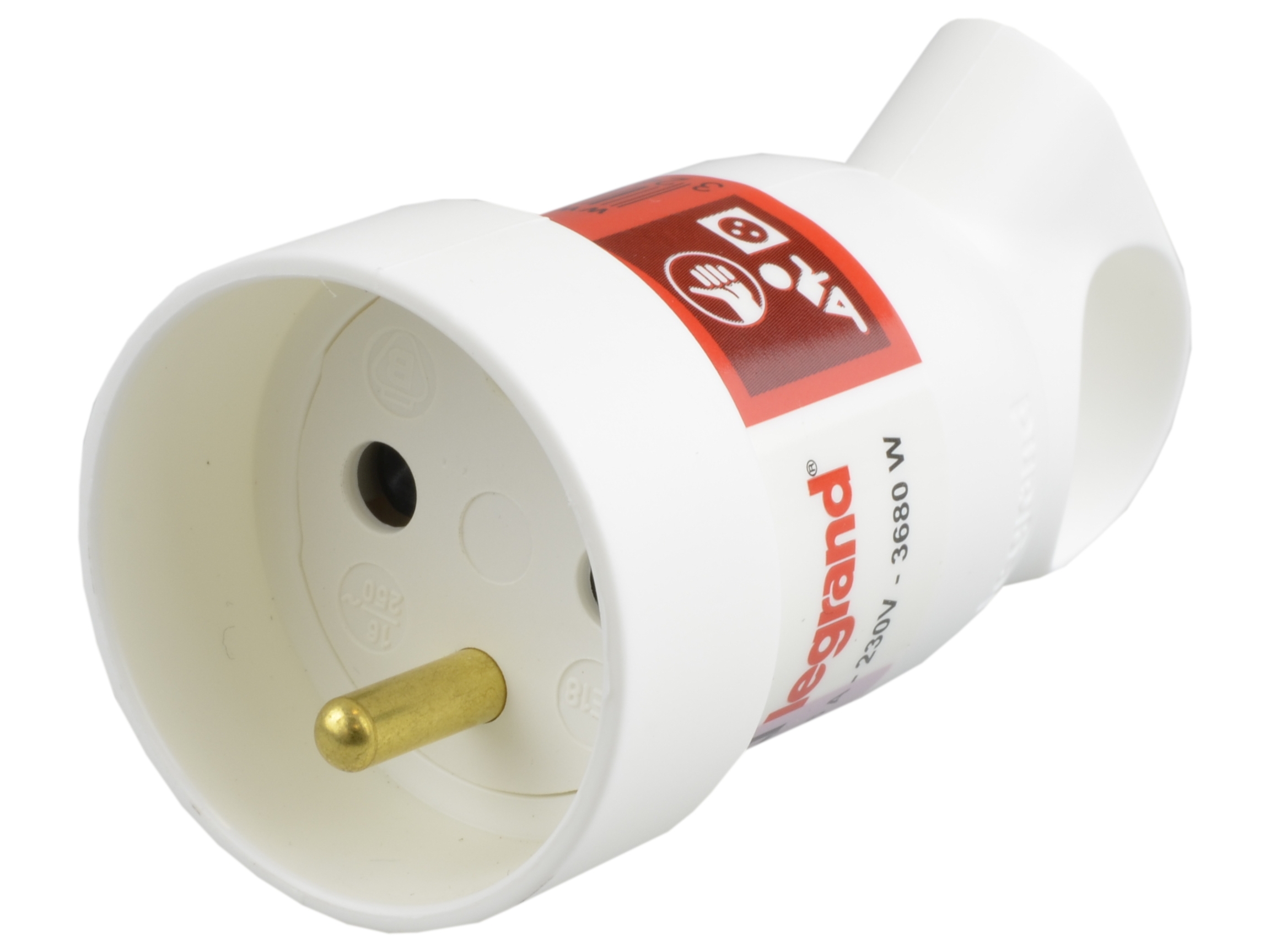 

Legrand Gniazdo na kabel z uchwytem 16A 230V białe