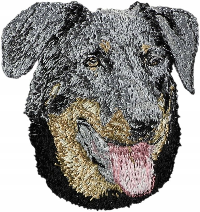 

Owczarek francuski Beauceron Haft Naszywka Łata