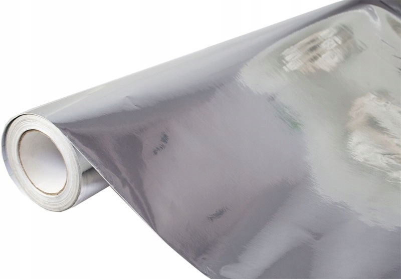 FOLIA CHROM SREBRNA CHROMOWANA LUSTRZANA 50x152cm Producent New Vision