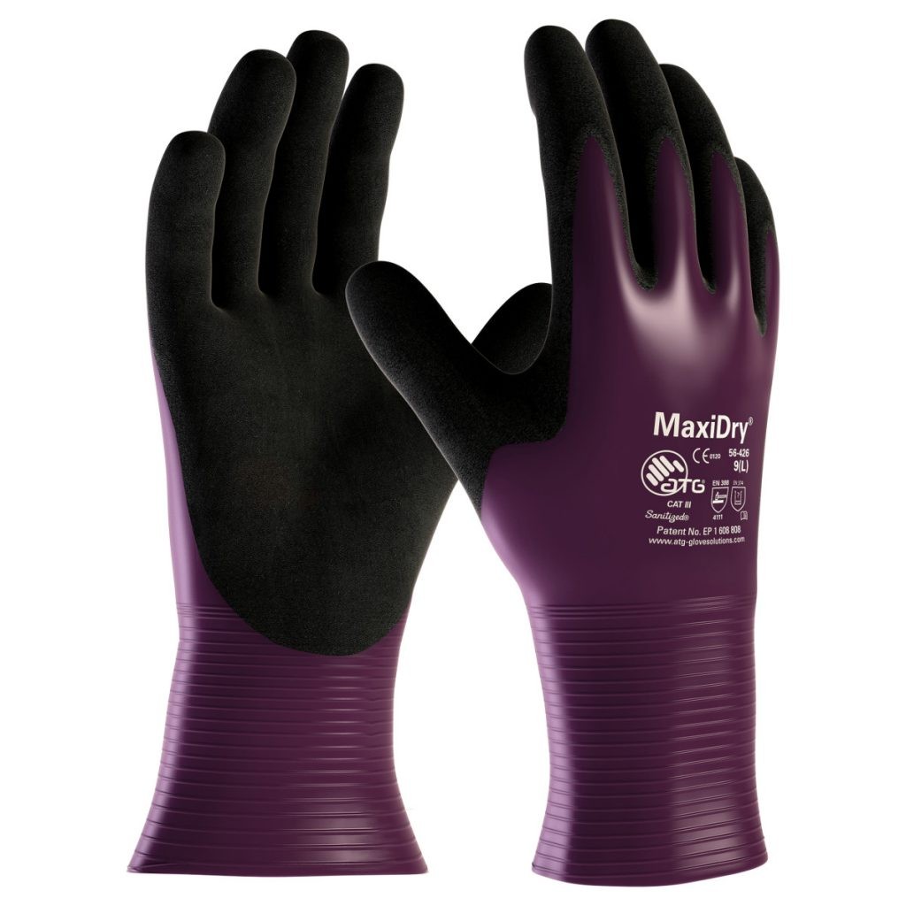 

Rękawice Nitrylowe Atg Maxidry 56-426 roz.9
