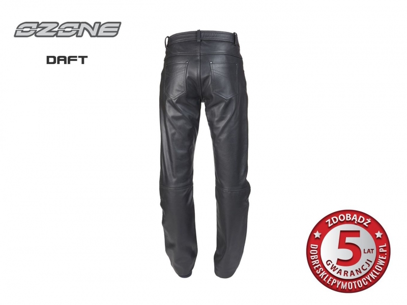Spodnie skórzane Ozone DAFT klasyczne (L) Model DAFT-LP