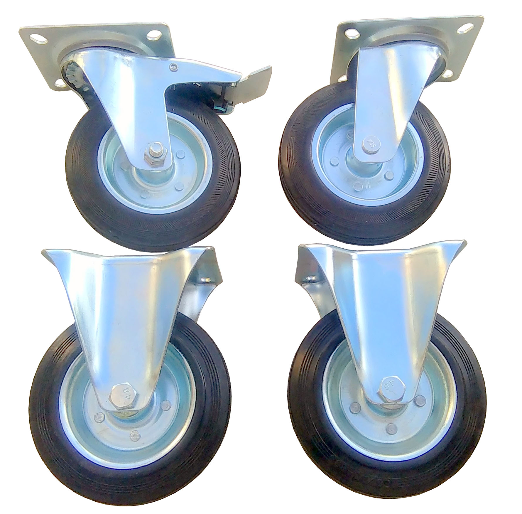 Kolečko 4 ks fi 160 mm 200 kg lešení