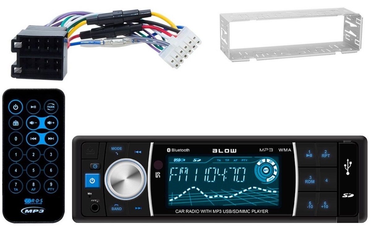 Automobilové Rádio Blow MP3 Usb Sd Bluetooth 4x 60W