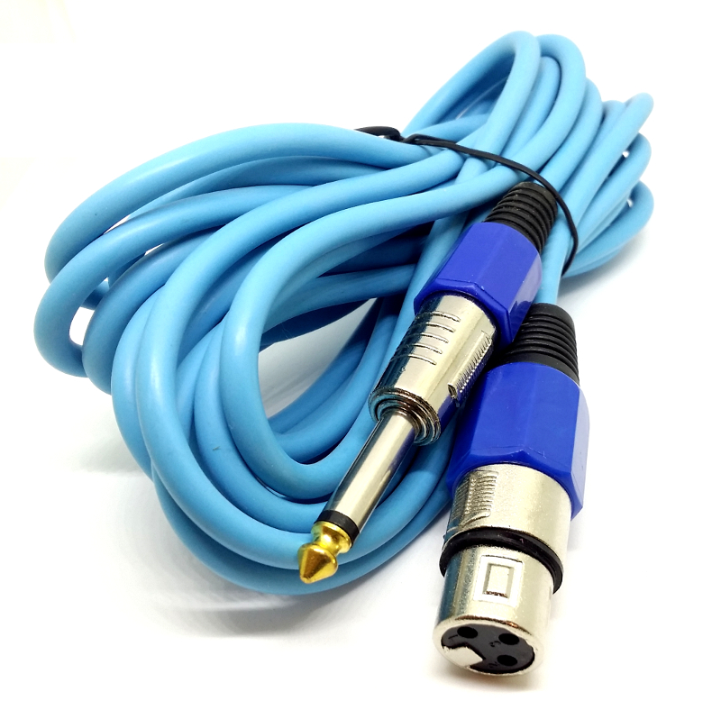 

Przyłącze duży Jack 6.3 mono na gniazdo Xlr 5m