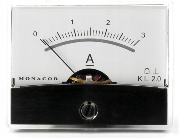 

Monacor PM-2/3A - Miernik z ruchomą cewką