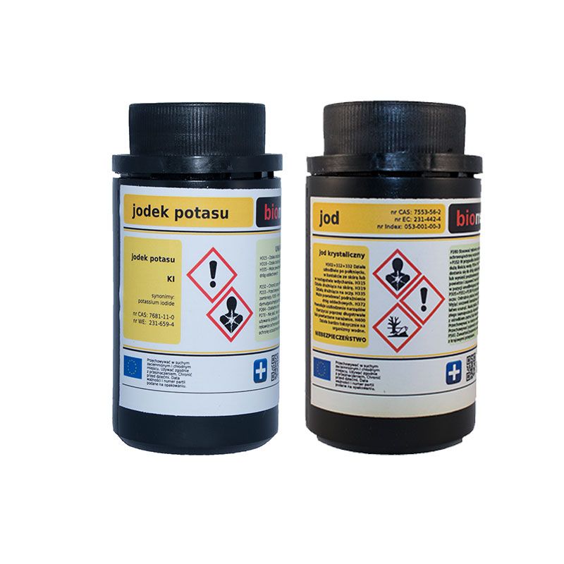 

Biomus Jod krystaliczny 50g+Jodek Potasu 50g Czda