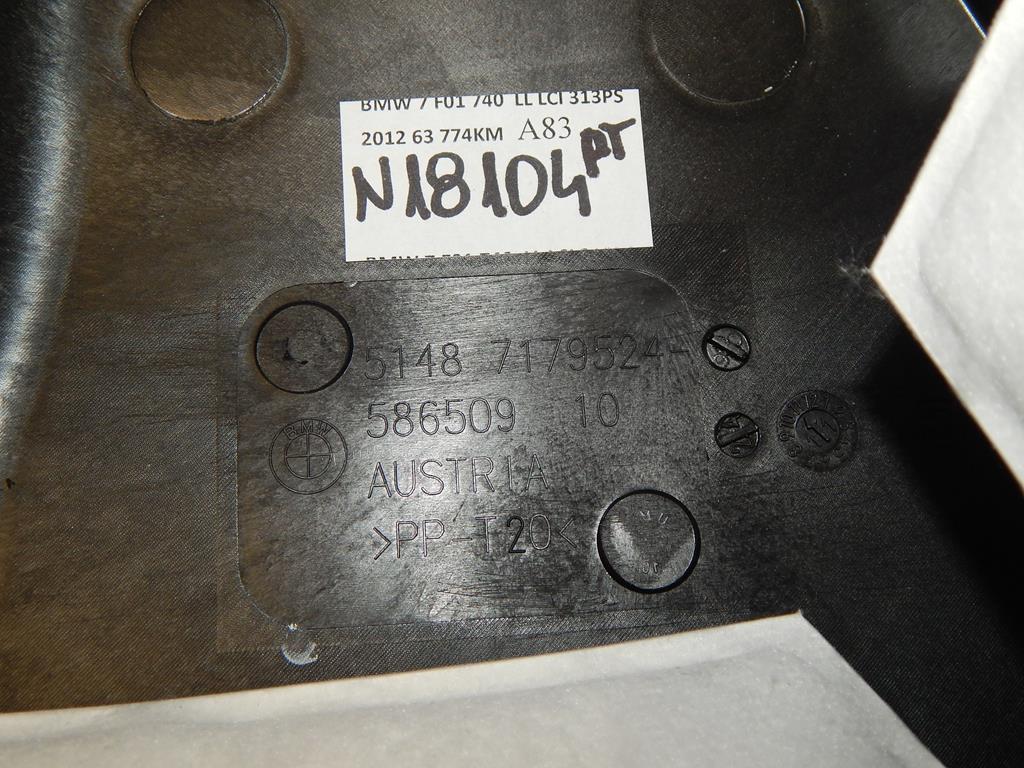 BMW 7 F01 740 IZOLACJA DRZWI PRAWY TYL 7179524 Car type Passenger cars