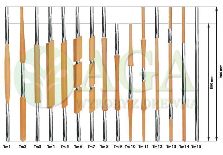 SŁUP JESIONOWY SŁUPY KRÓL TRALKI SŁUPEK PORĘCZ Producent inna