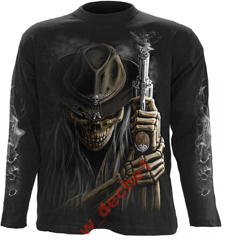 Smoking Gun tričko s dlouhým rukávem a dlouhým rukávem od firmy Spiral XL Originál