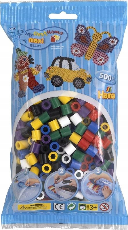 

Hama Maxi 8470 Koraliki mix kolorów 500 szt.