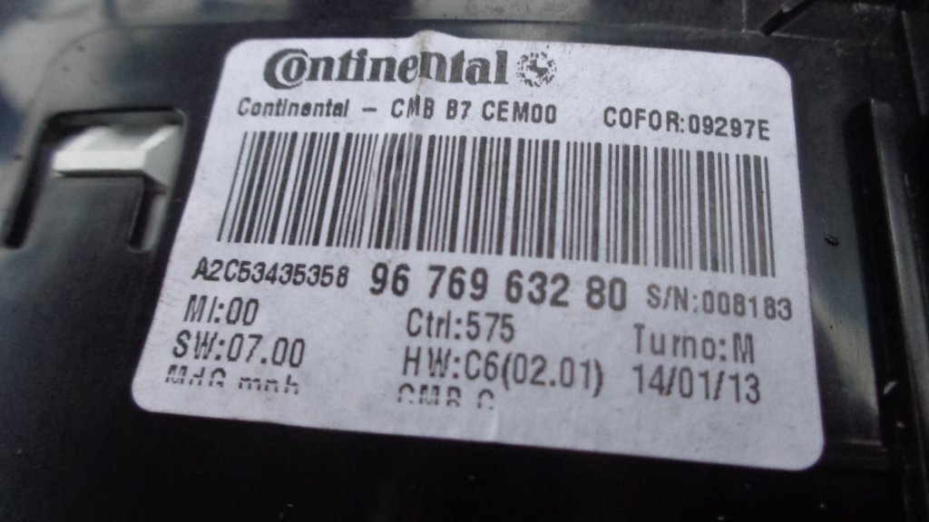 dials dials CITROEN C4 B7 II 2010-15 1.6 HDI 9676963280