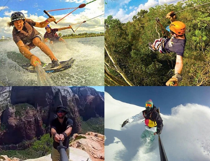 MONOPOD WODOODPORNY selfie stick kijek do GoPro 8 Model Monopod do GoPro Hero 8