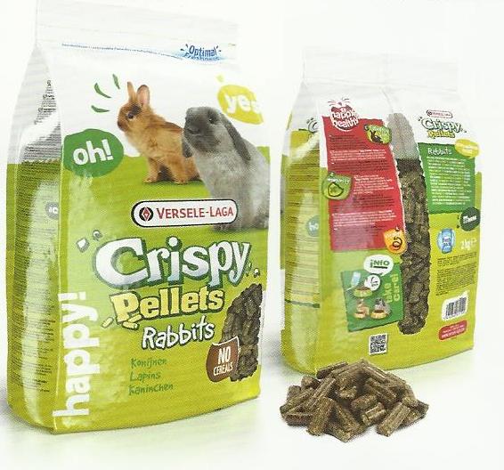 Versele laga Crispy Pellets Rabbit 2kg pokarm granulat dla krolikow 7276756088 Allegro.pl