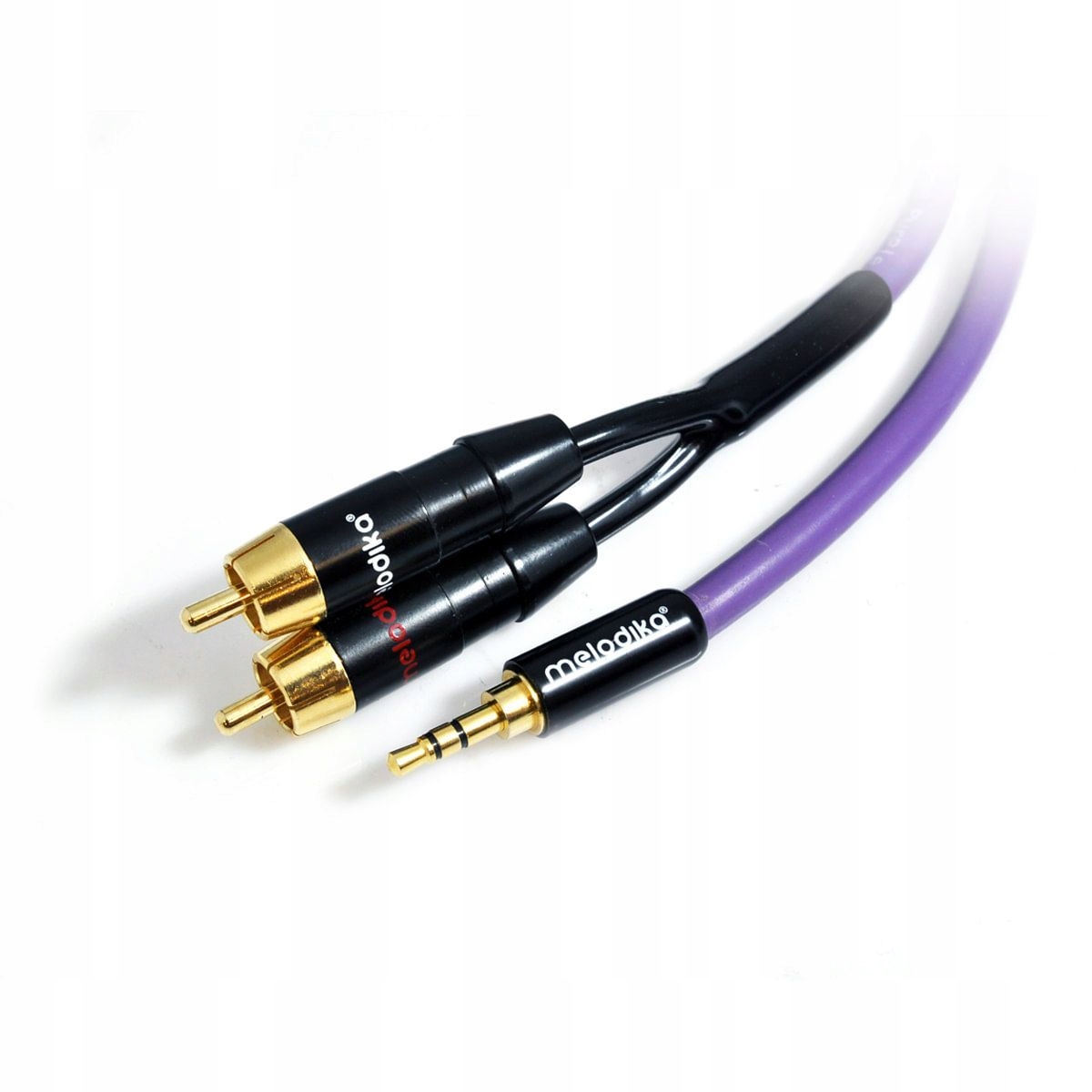 

Kabel Jack 3.5mm - 2x Rca - 15m - Melodika MDMJ2R
