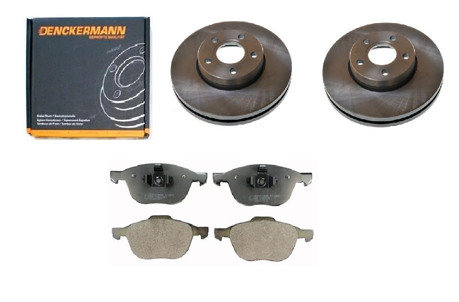 Kotouče Kostky Volvo S40 II C30 V50 Přední 278 mm Sada