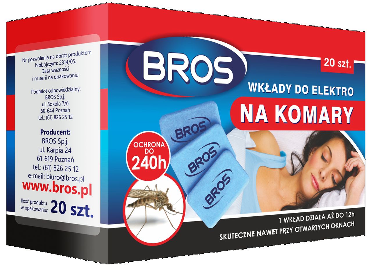 

Bros wkłady do elektro na komary