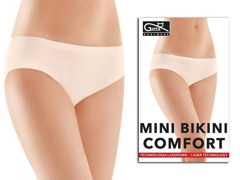 

Figi Gatta Mini Bikini Comfort bezszwowe M beż