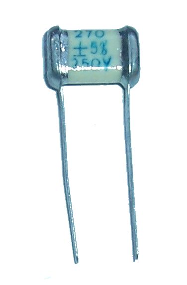 

Kondensator Mikowy 270pF 250V Silver Mica 4szt=8zł