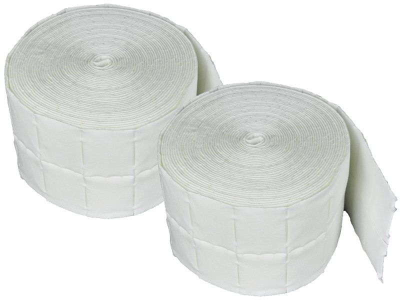 

2x 500szt Bezpyłowe Waciki 12 Warstw 2 Rolki