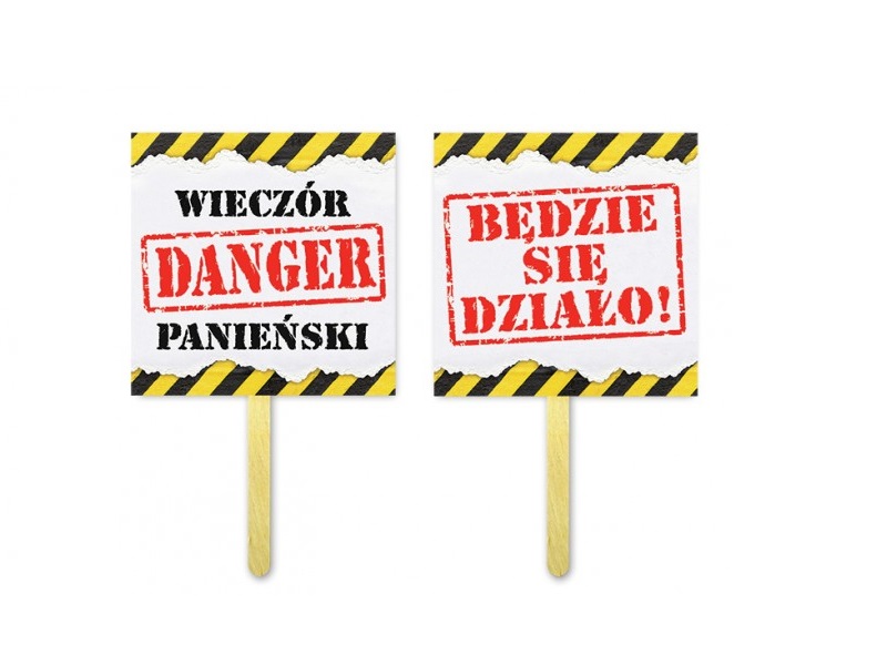 

Tabliczki do zdjęć Danger Będzie się działo TL28