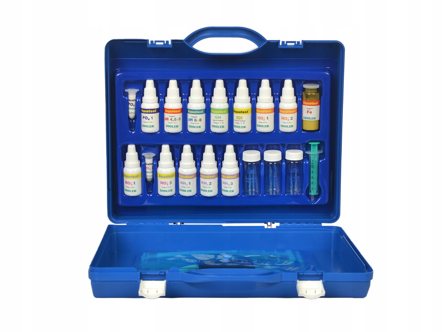 ZOOLEK AQUASET 1 TEST NO3 NH3 PH, PO4, NO2 GH KH 9w1