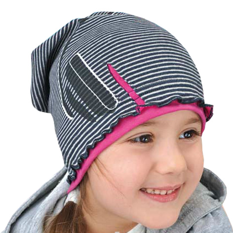 

52 54 Czapka Dziewczęca Krasnal Beanie Jesień