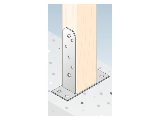 Podstawa słupa TT wspornik kotwa 141x200 PST 140 Rodzaj inny