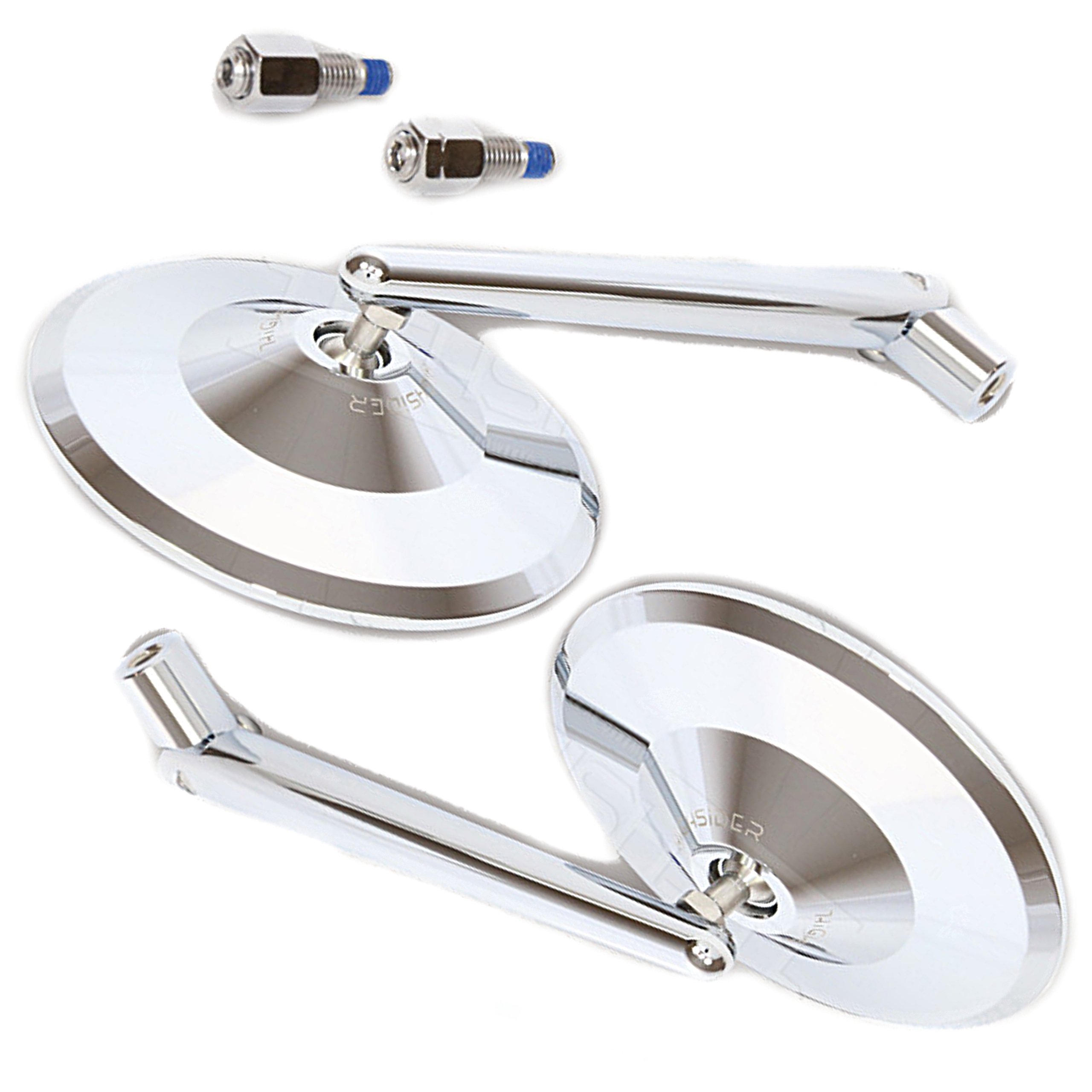 803-1011 - Хромовані круглі дзеркала YAMAHA VN XV TRIUMPH