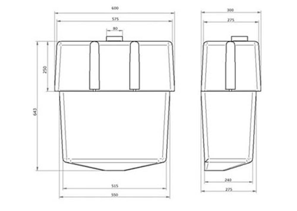 ZB035 - Резервуар для минометов-80 литров-