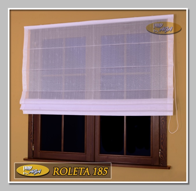 ROLETA RZYMSKA Z MECHANIZMEM 150x150 NOWOŚĆ! 185 Długość 150 cm