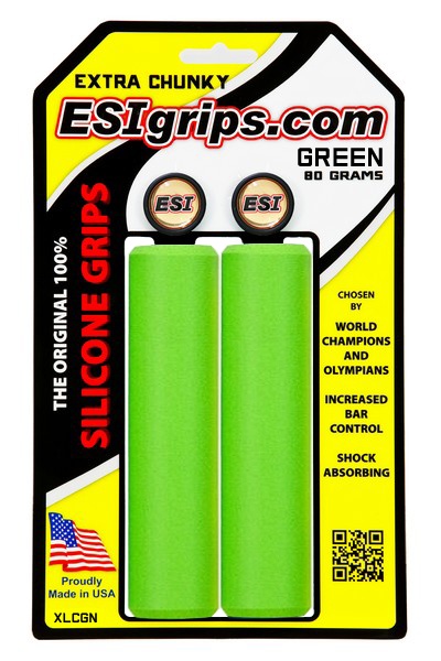 

Esi Grips chwyty Extra Chunky 80g zielone + korki