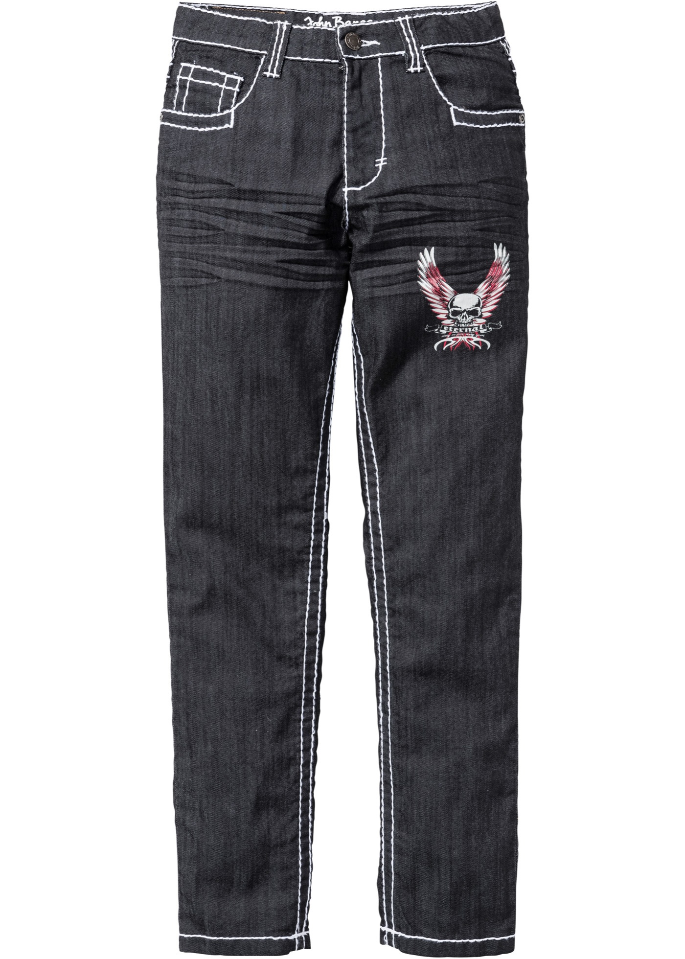 

A10420 Spodnie Jeansowe Czarne John Baner R. 170