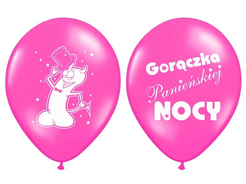 BALONY NA WIECZÓR PANIEŃSKI BALON ŚLUB WESELE 10WZ