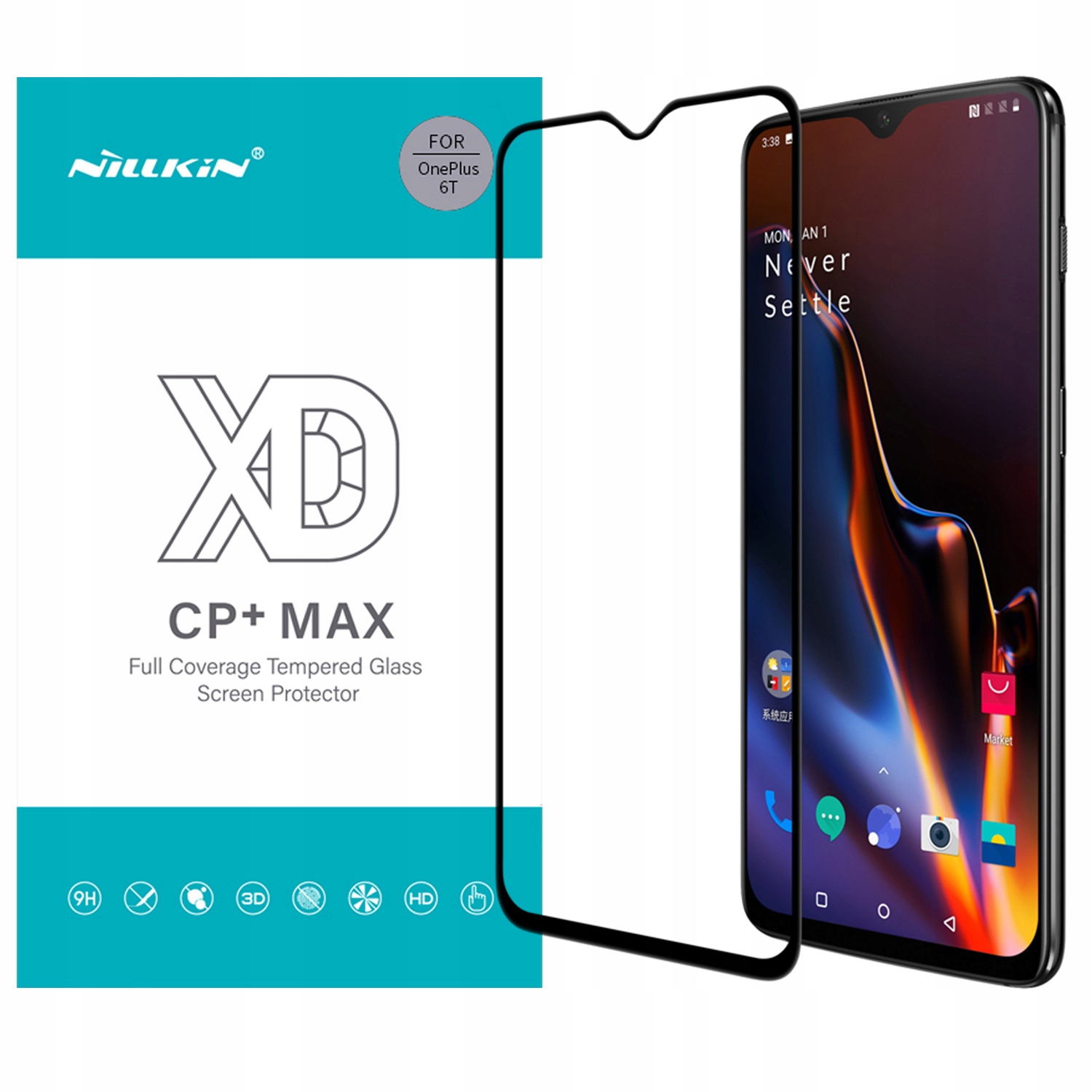 

Szkło hartowane 3D Nillkin XD Cp+ Max OnePlus 6T