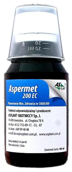 

Aspermet 100ml środek na pluskwy rybiki kleszcze