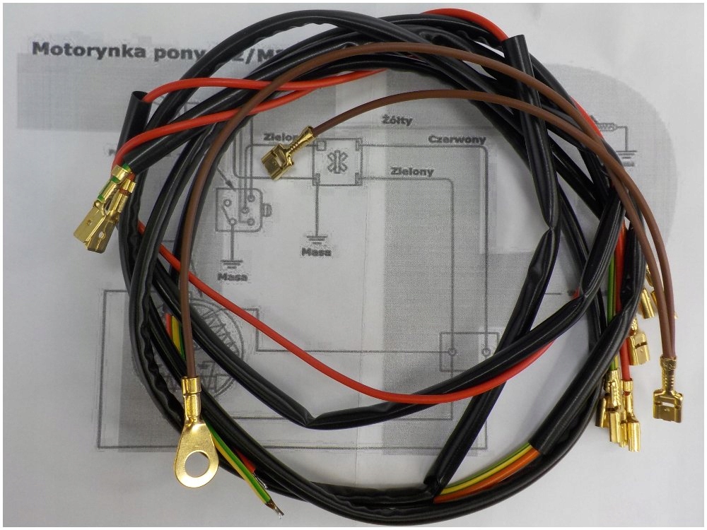 

Instalacja Elektryczna Wiązka Motorynka M2 M3 Pony