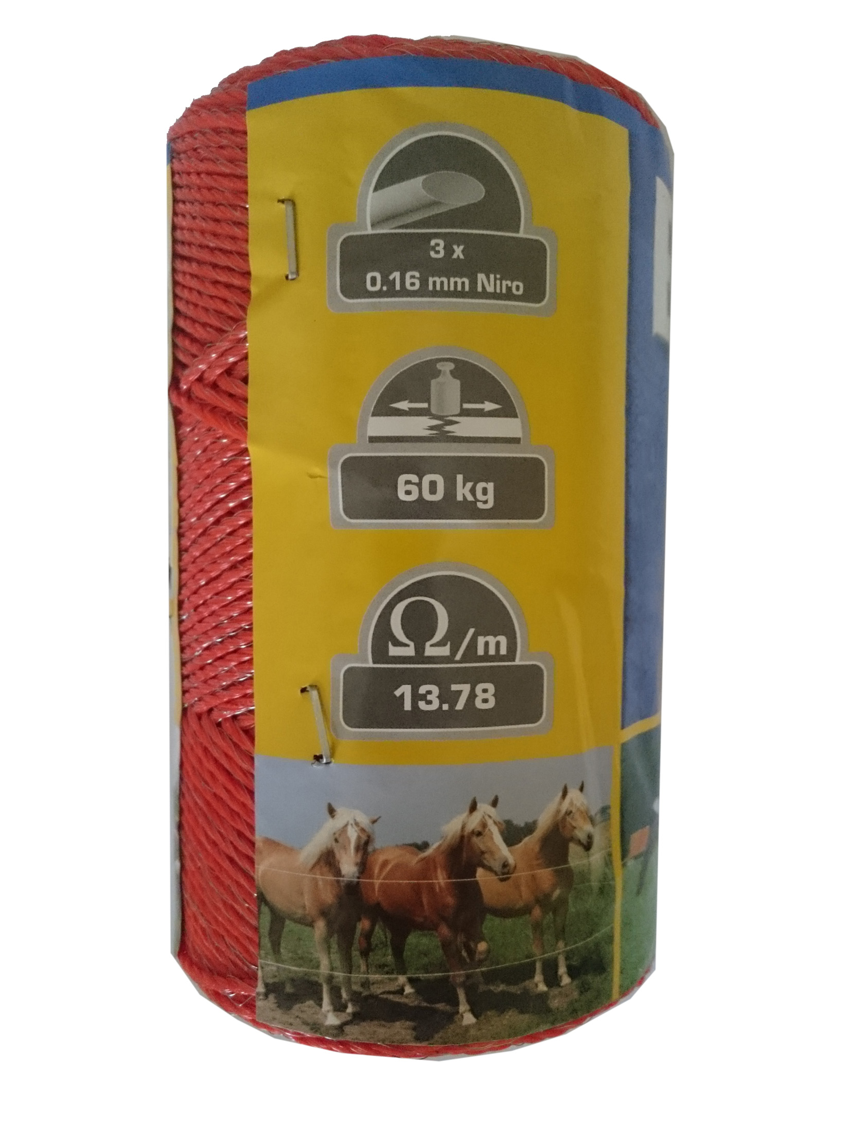 

plecionka Basic 0,16mm 250m pomarańczowa pastuch