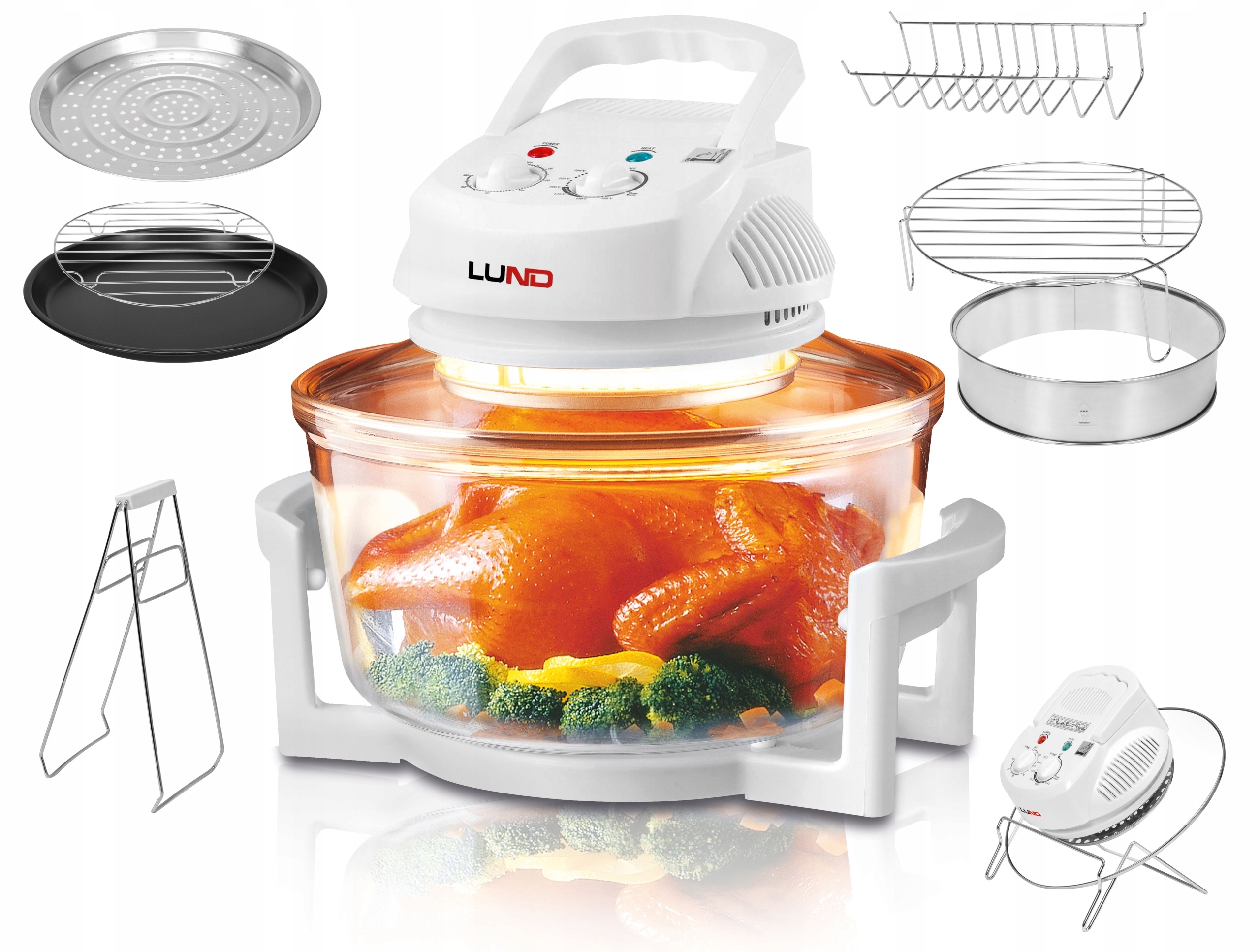 KOMBIWAR MULTICOOKER HALOGENOWY 1400W 17L LUND Kod producenta 67640