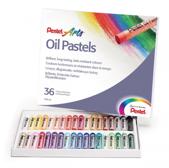 

Kredki Pastele Oil Pentel olejne 36 szt W-wa